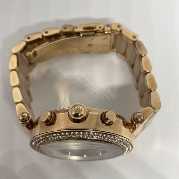 Michael Kors Parker MK5896 Womens Stainless Steel Analog Dial Quartz Watch WO303 - Picture 8 of 12